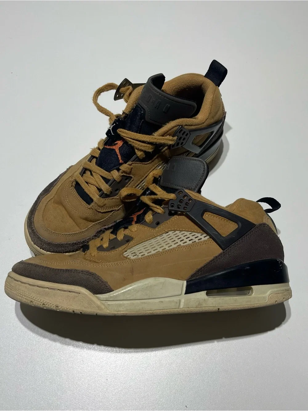 Jordan Spizike Low Men's Flax/Baroque Brown-Black FQ1759-202 Size Men’s 9